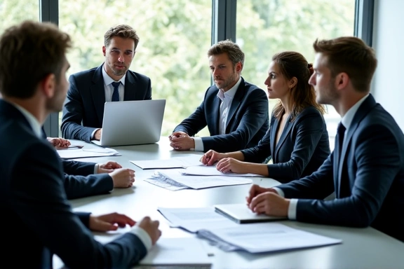 Boardroom Brilliance founding team meeting