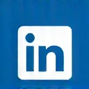 LinkedIn social media icon