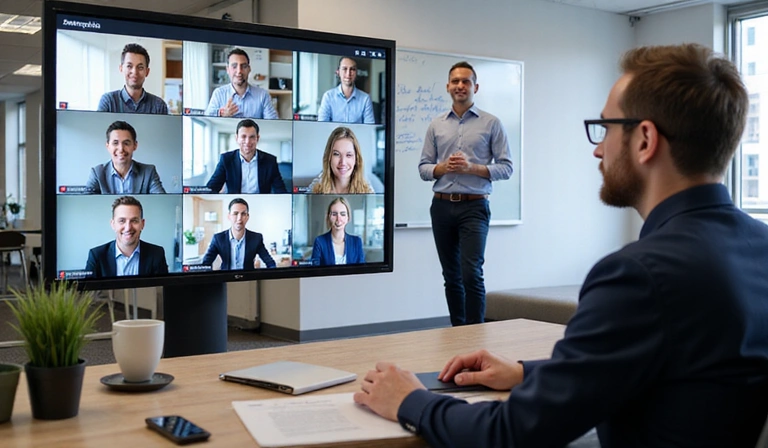 Online training session